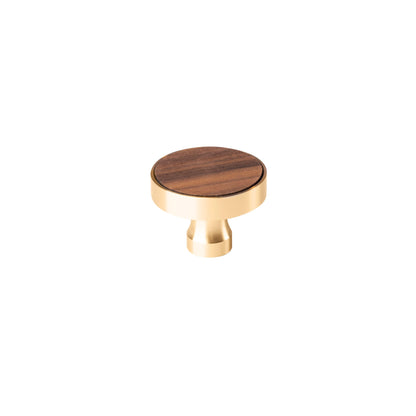 Mahogany Knob Knob 30mm / Brown / Wood - M A N T A R A