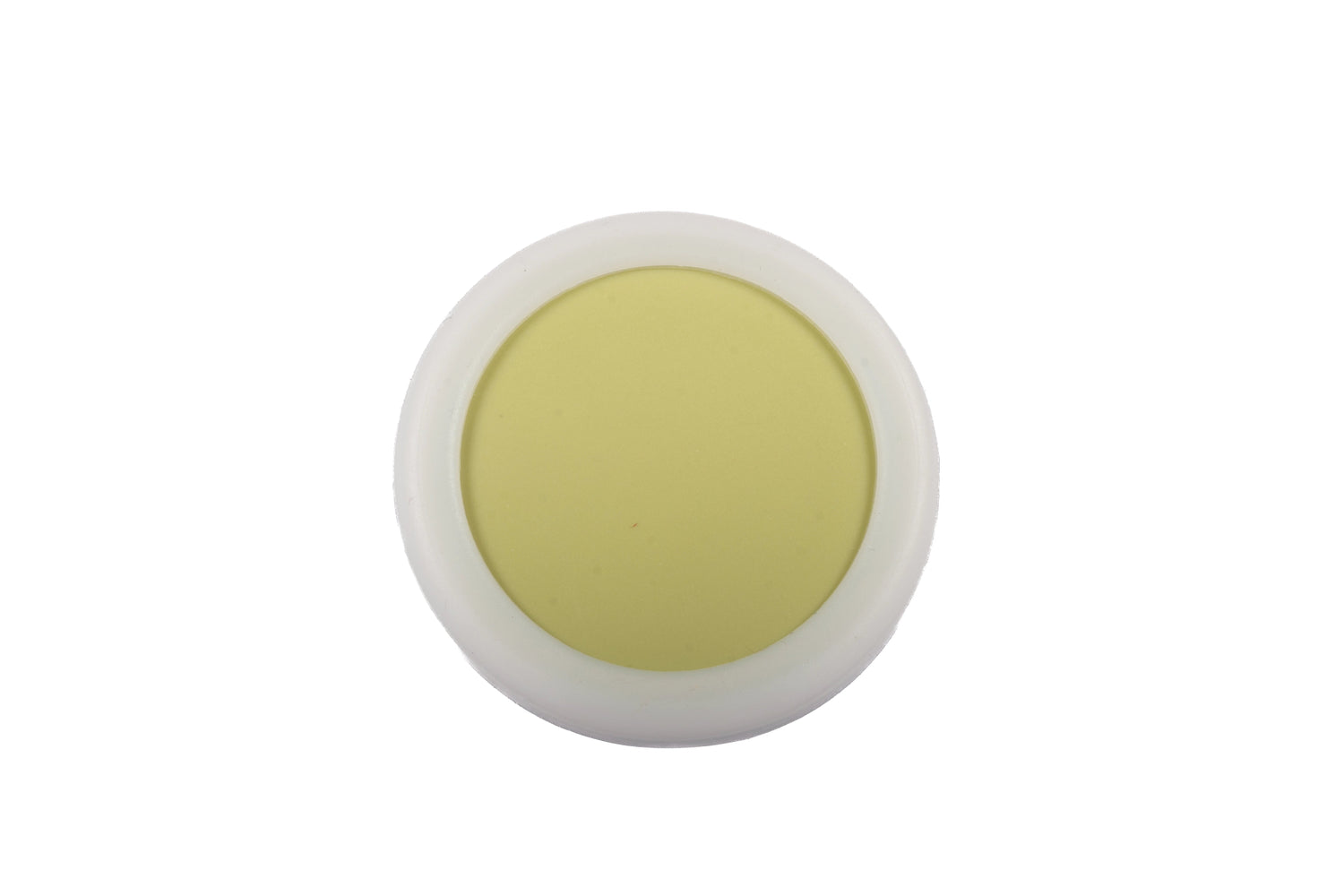 Mallow Knob S-0001 in green silicone, brushed finish, 51mm size, for drawers by Mantara.