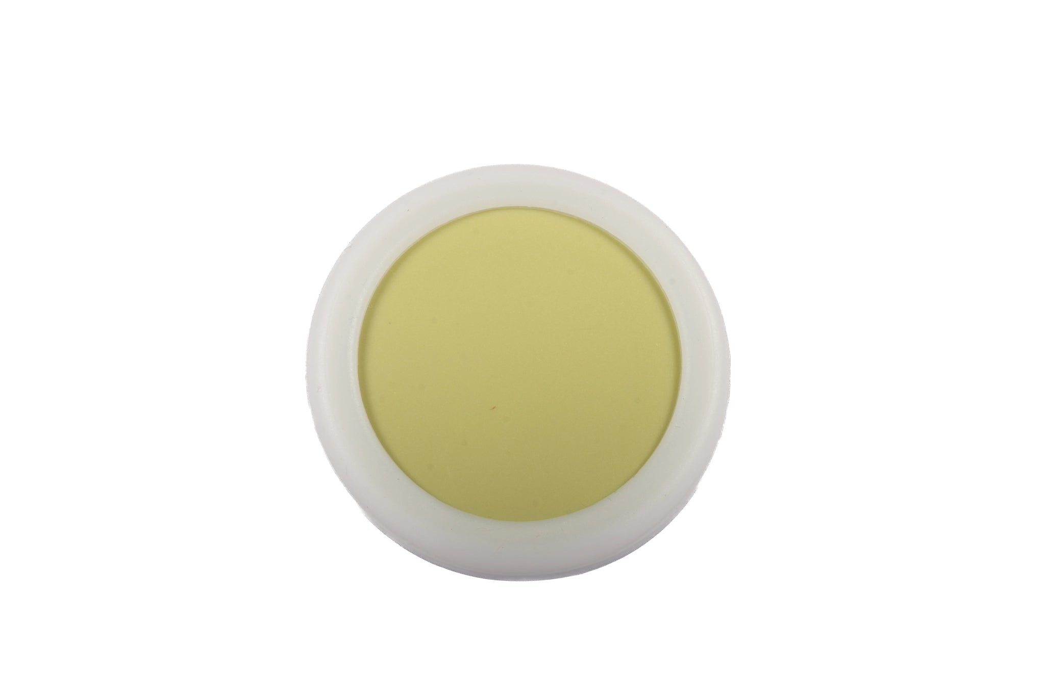 Mallow Knob S-0001 in green silicone, brushed finish, 51mm size, for drawers by Mantara.
