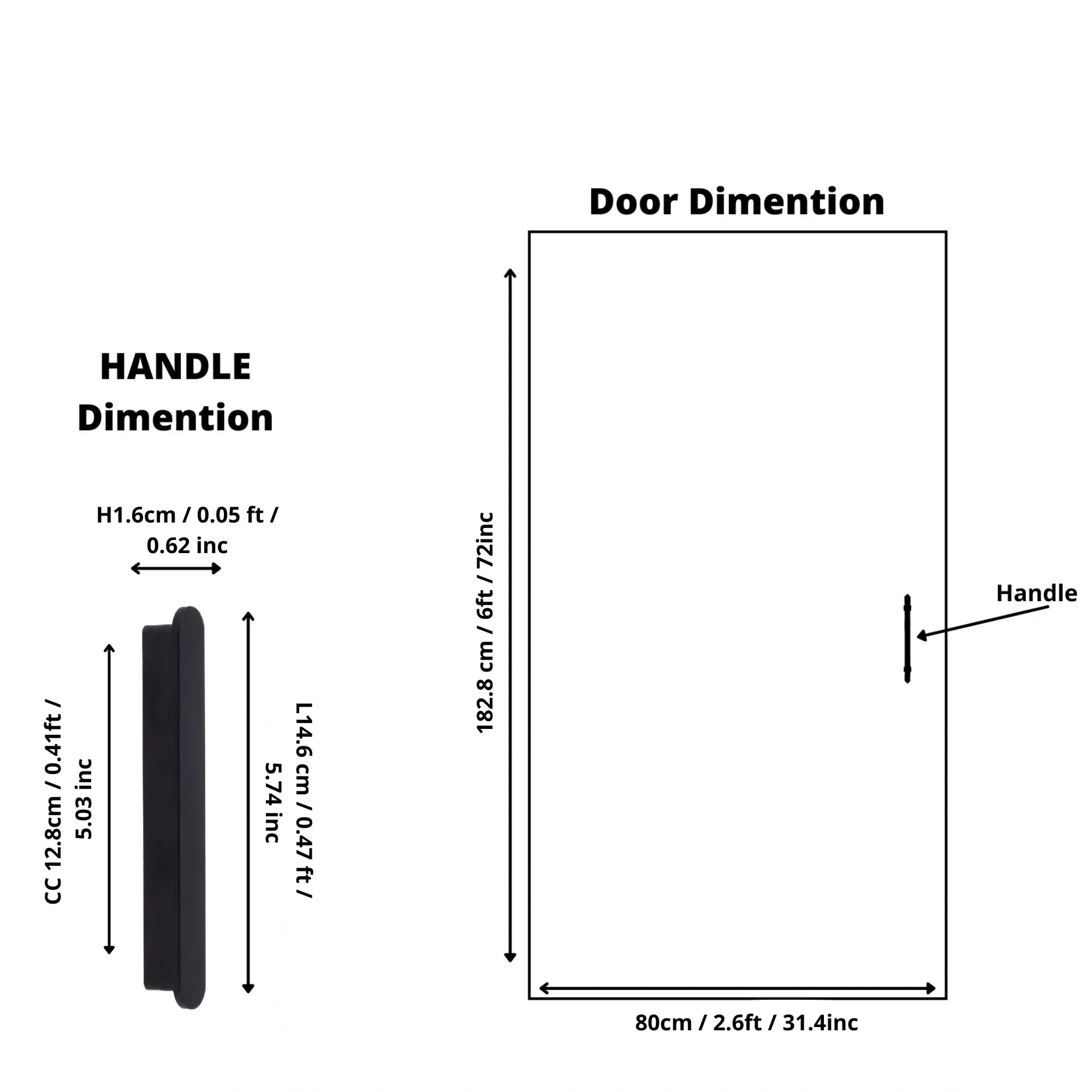 The Mantara AL-0021 Handle is a modern aluminum handle in black with a brushed finish, perfect for cabinets, wardrobes, and drawers.
