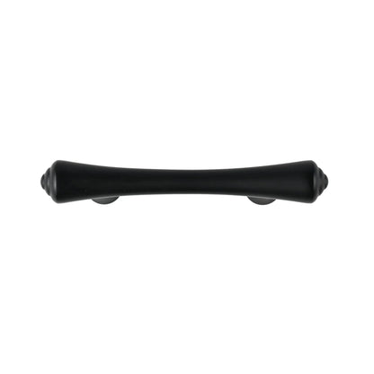 Mantara Raphael Handle B-0068 is a modern brushed brass handle in black, ideal for kitchens, drawers, and wardrobes.