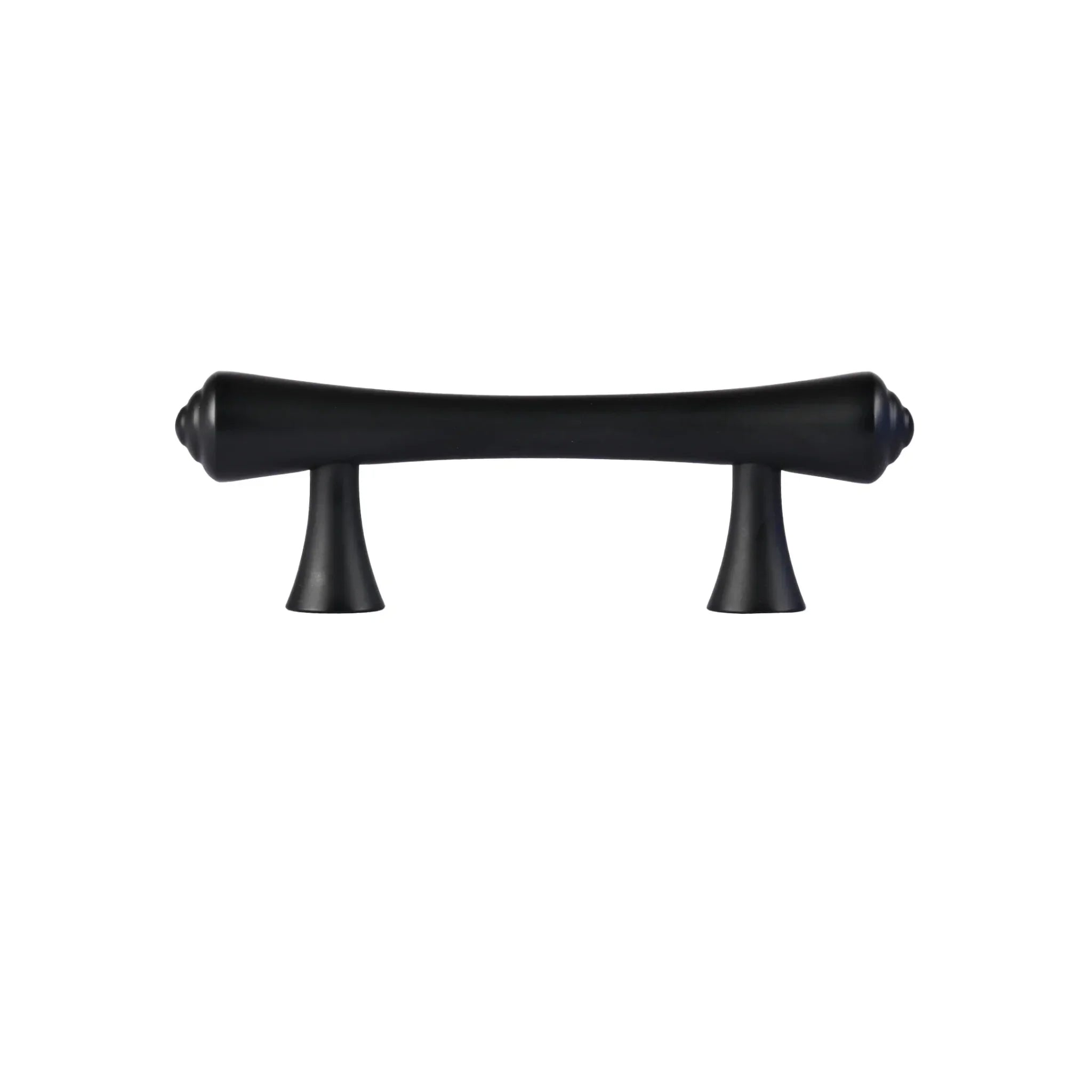 Mantara Raphael Handle B-0068 is a modern brushed brass handle in black, ideal for kitchens, drawers, and wardrobes.