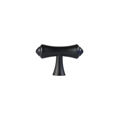 Mantara Raphael Handle B-0068 is a modern brushed brass handle in black, ideal for kitchens, drawers, and wardrobes.