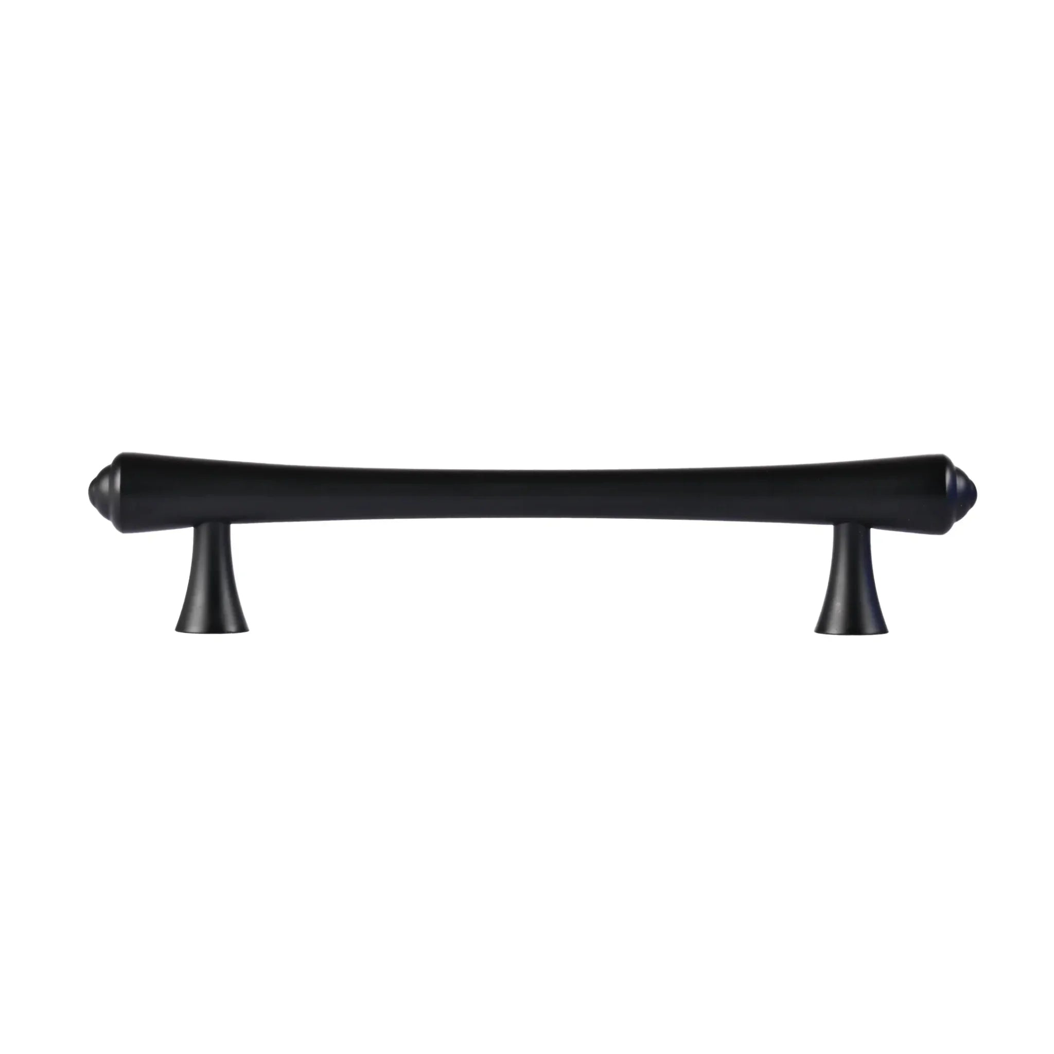 Mantara Raphael Handle B-0068 is a modern brushed brass handle in black, ideal for kitchens, drawers, and wardrobes.
