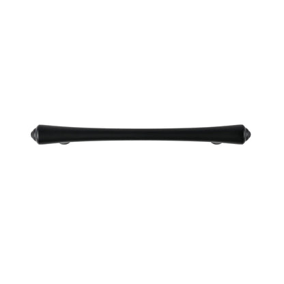 Mantara Raphael Handle B-0068 is a modern brushed brass handle in black, ideal for kitchens, drawers, and wardrobes.