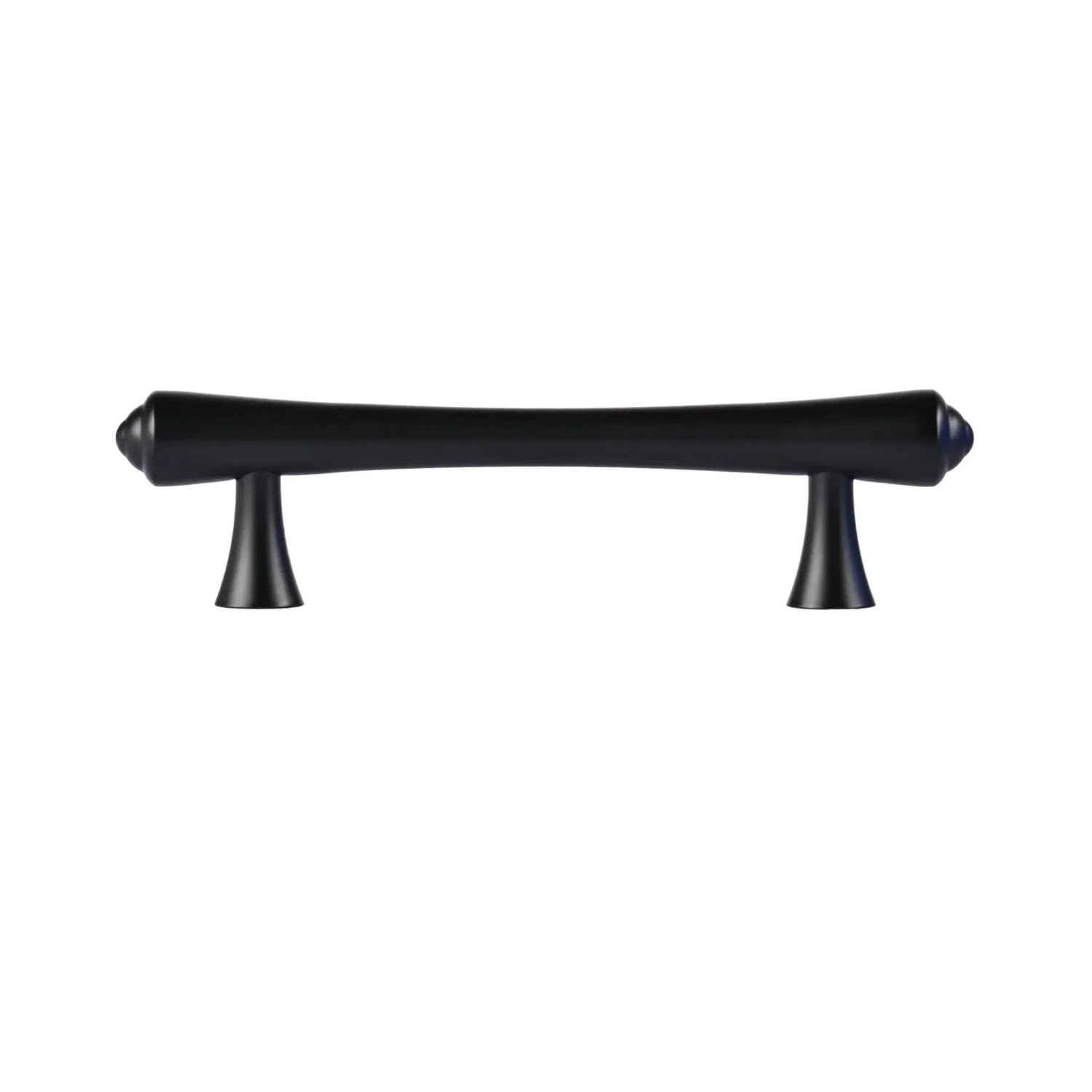 Mantara Raphael Handle B-0068 is a modern brushed brass handle in black, ideal for kitchens, drawers, and wardrobes.