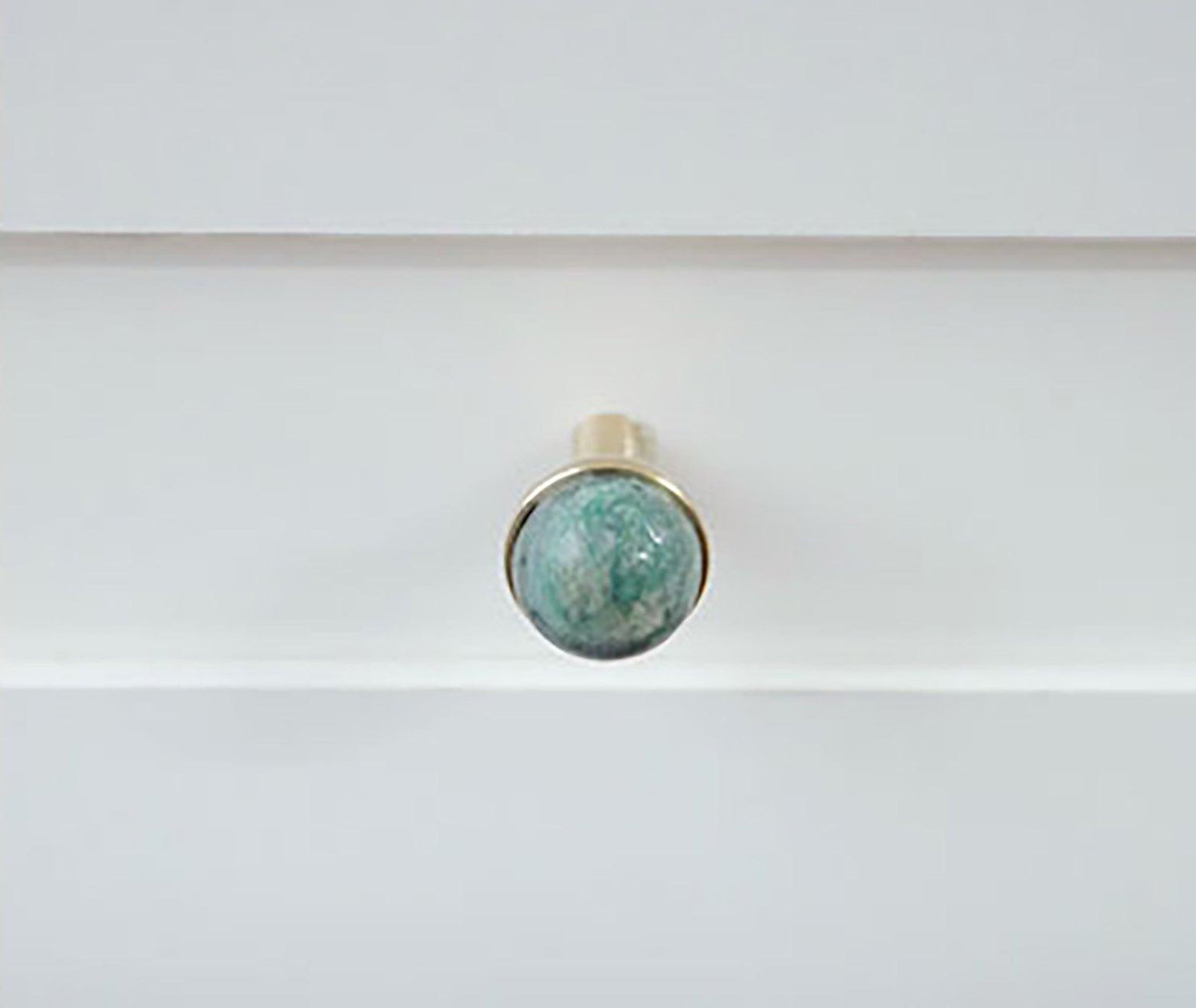 Mantara C-0006 Dis Knob Knob 26mm / Green / Crystal - M A N T A R A