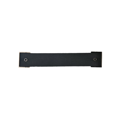 The Mantara L-0015 is a modern crystal handle in blue, ideal for kitchen drawers and dressers.