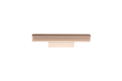Mara handle AL-0012, gold aluminum, L90mm CC32mm, brushed finish, for kitchen drawers &amp; dressers by Mantara