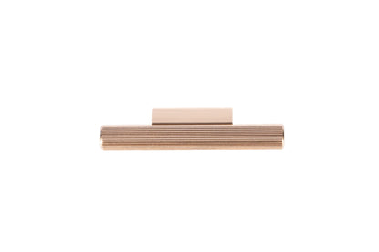 Mara handle AL-0012, gold aluminum, L90mm CC32mm, brushed finish, for kitchen drawers &amp; dressers by Mantara