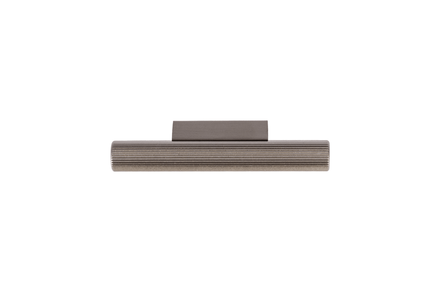 Mara handle AL-0012, grey aluminum, L90mm CC32mm, brushed finish, for wardrobes &amp; cabinets by Mantara