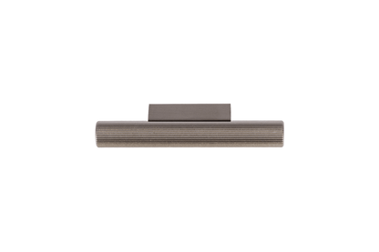 Mara handle AL-0012, grey aluminum, L90mm CC32mm, brushed finish, for wardrobes &amp; cabinets by Mantara