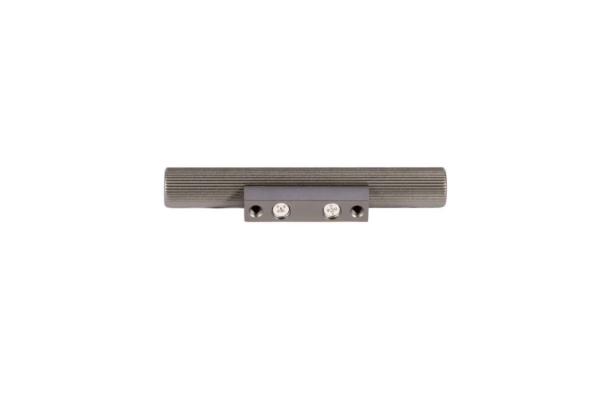 The Mantara AL-0012 Mara Handle is a modern aluminum handle in grey with a brushed finish, ideal for kitchens and drawers.