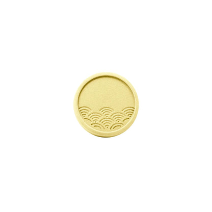 The Mantara B-0009 Marina Knob is a modern brass knob in brushed gold, ideal for wardrobes, kitchens, drawers, and cabinets.