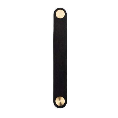 Maverick Handle Handles 200mm / Black / Leather - M A N T A R A