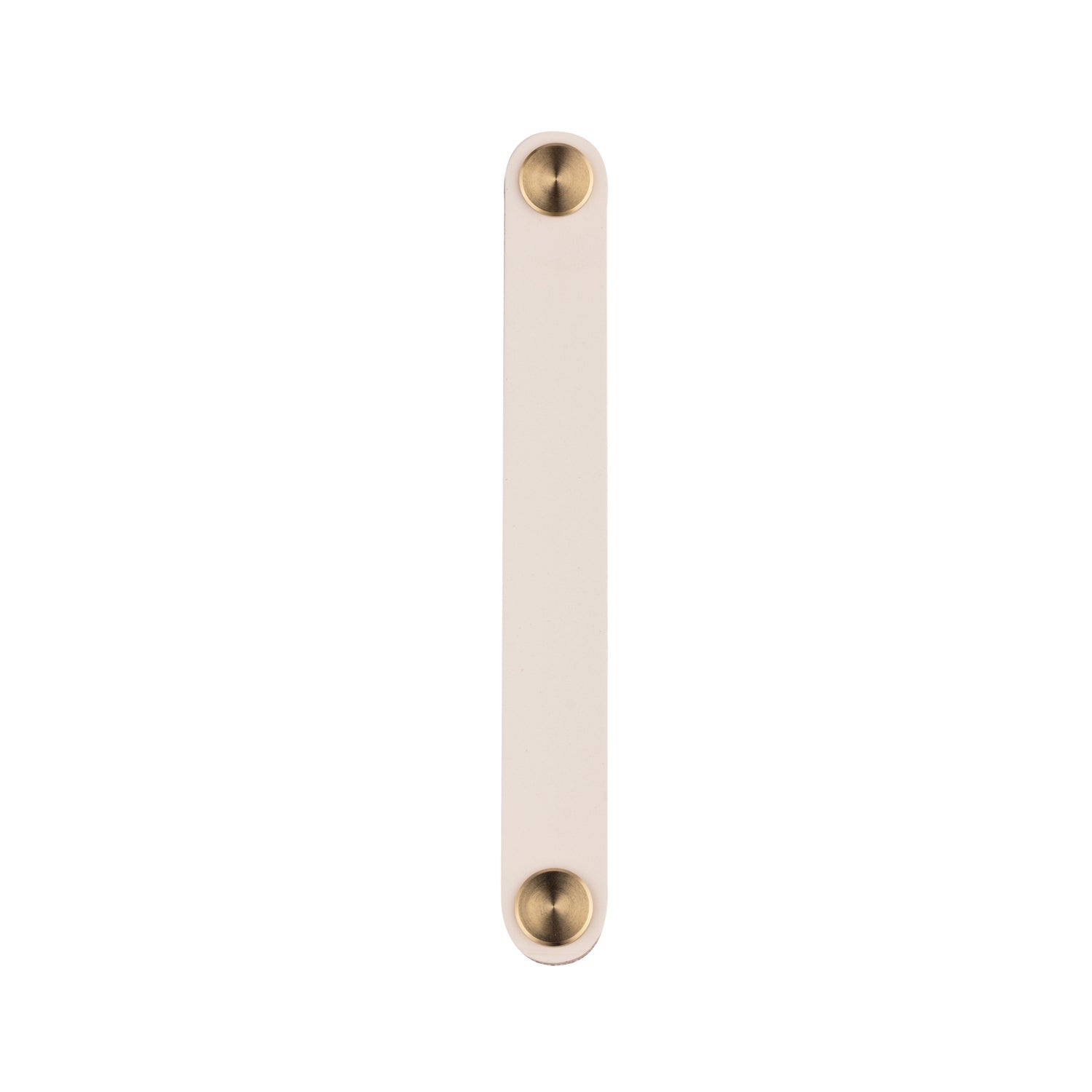 Maverick Handle Handles 200mm / White / Leather - M A N T A R A