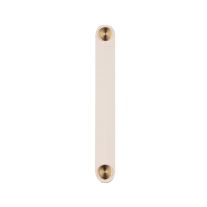 Maverick Handle Handles 200mm / White / Leather - M A N T A R A