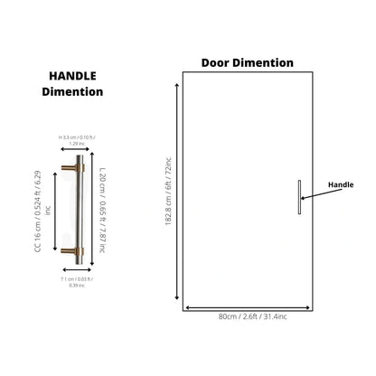 Mantara Mirabella Handle B-0056 is a modern brushed silver handle, ideal for cabinets, wardrobes, and kitchens.