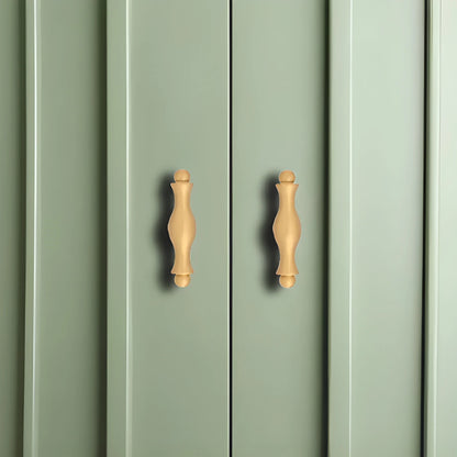 The Mantara B-0125 Miren Handle is a modern brass handle in bronze and gold, ideal for kitchen drawers, cabinets, and furniture.