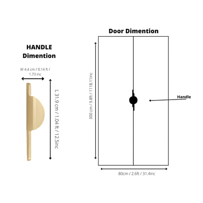 Mantara Moonshine Handle Z-0007 is a modern zinc handle in matte gold, ideal for wardrobes, doors, and drawers.