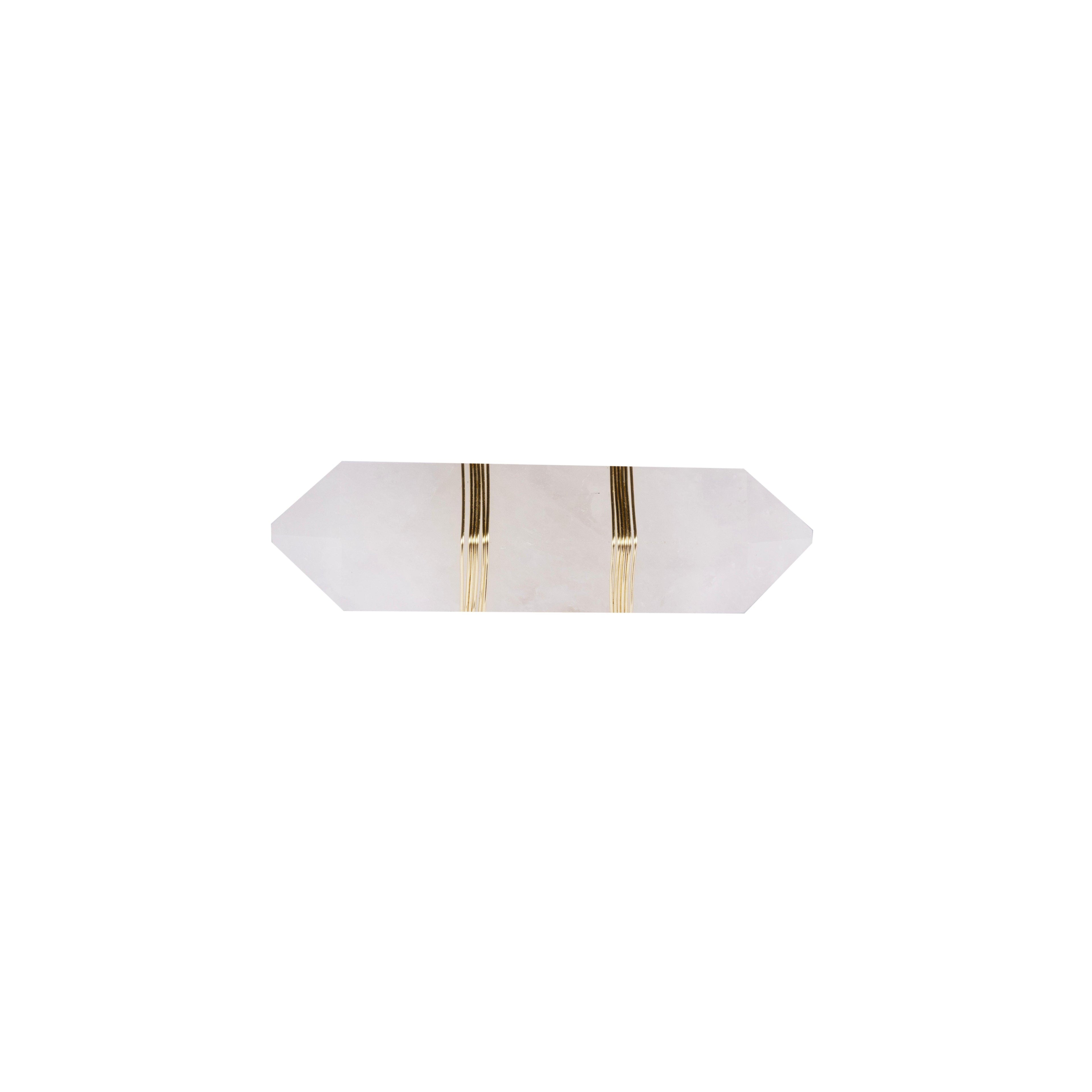 Mystic Handle Knob 60mm / White (Long Stem) / Crystal - M A N T A R A