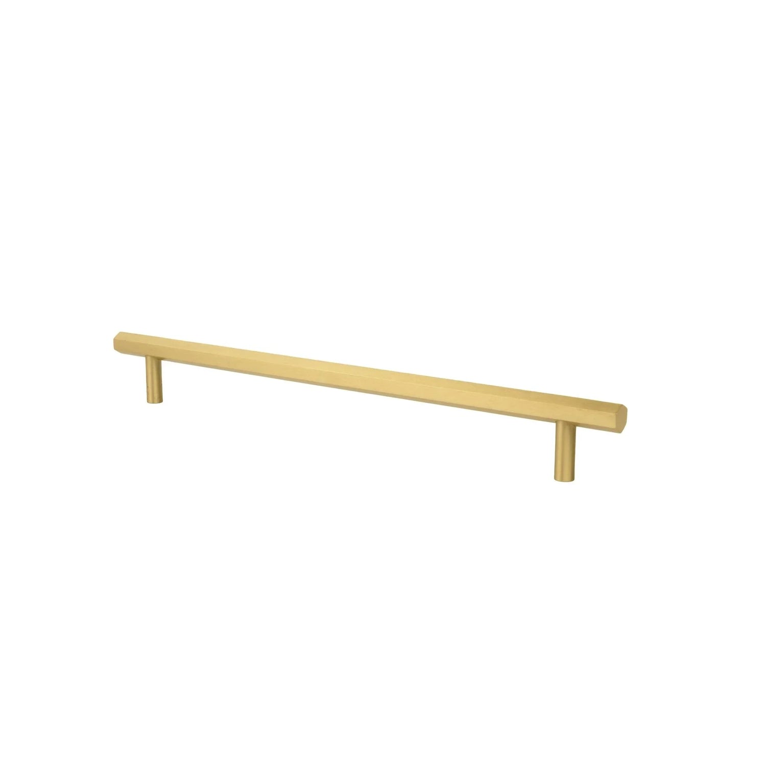 The Mantara B-0052 Oblivion T-Bar Handle is a modern solid brass handle in matte black, gold, and bronze, ideal for cabinets, kitchens, bedrooms, and drawers.