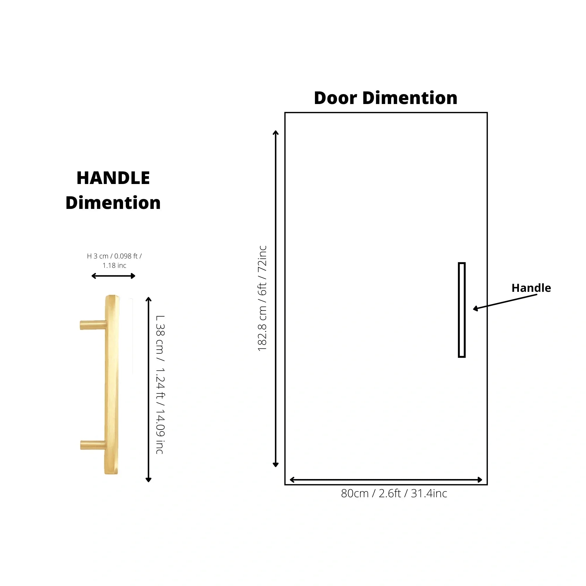Oblivion T-bar  Handle