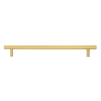 B-0052 Oblivion solid brass cabinet pull handle, polished gold, sizes 140mm &amp; 270mm (CC 96mm &amp; 224mm), for kitchen drawers &amp; wardrobes by Mantara