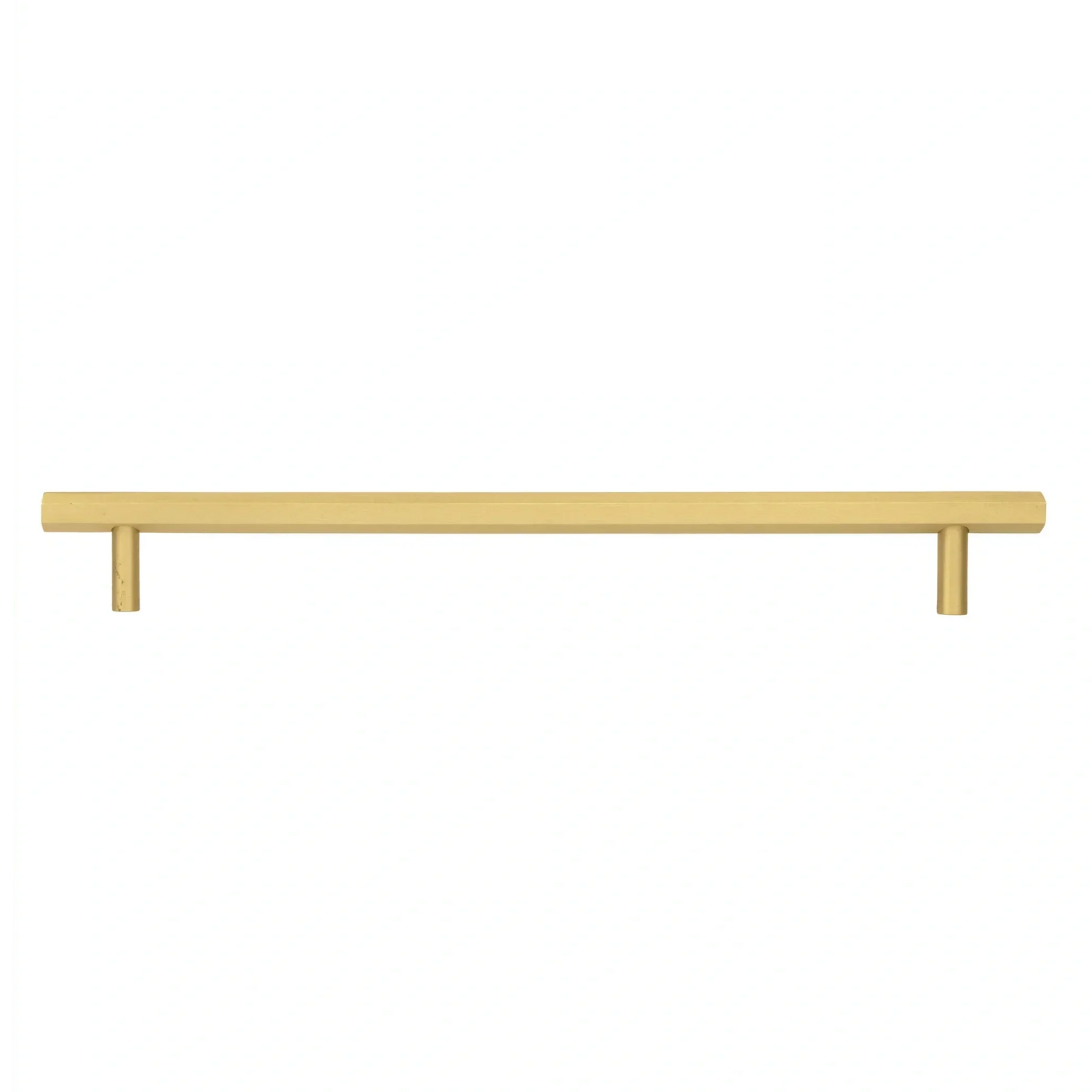 The Mantara B-0052 Oblivion T-Bar Handle is a modern solid brass handle in matte black, gold, and bronze, ideal for cabinets, kitchens, bedrooms, and drawers.
