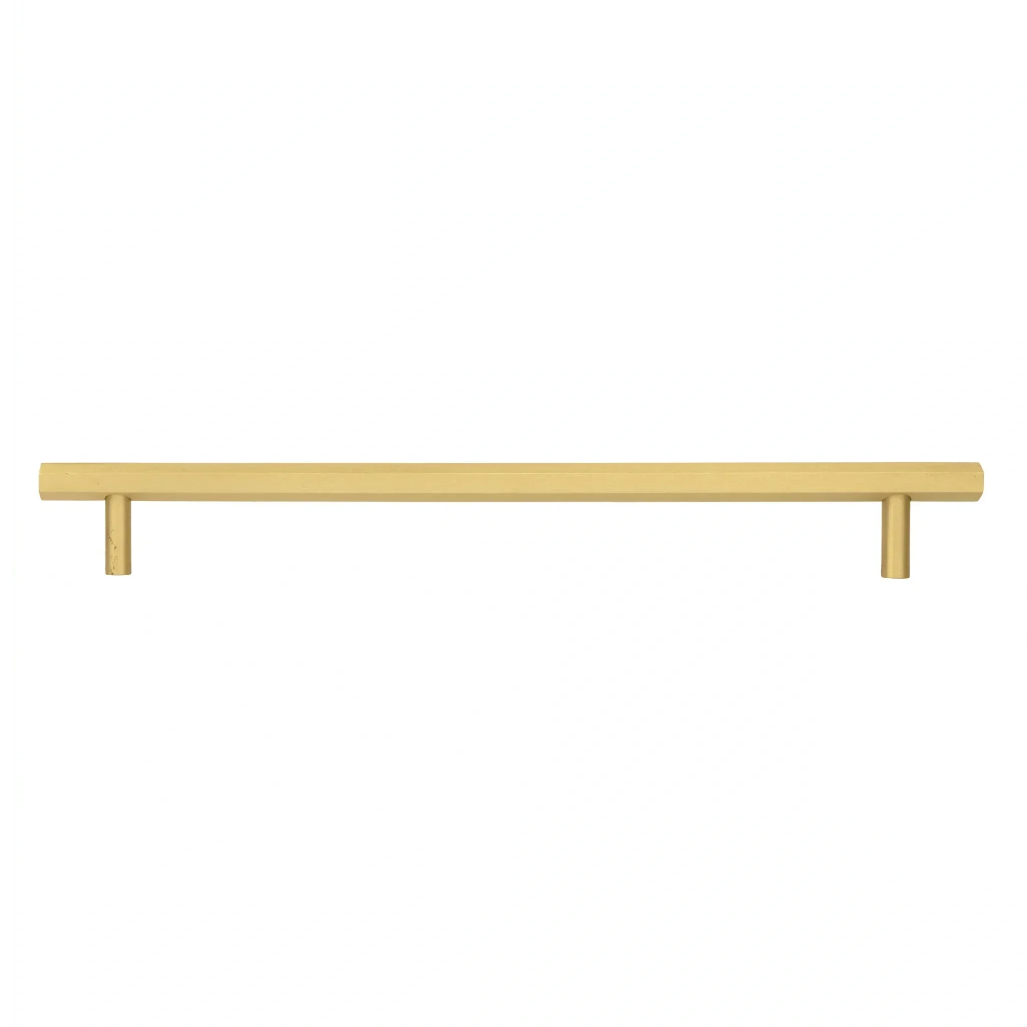 The Mantara B-0052 Oblivion T-Bar Handle is a modern solid brass handle in matte black, gold, and bronze, ideal for cabinets, kitchens, bedrooms, and drawers.