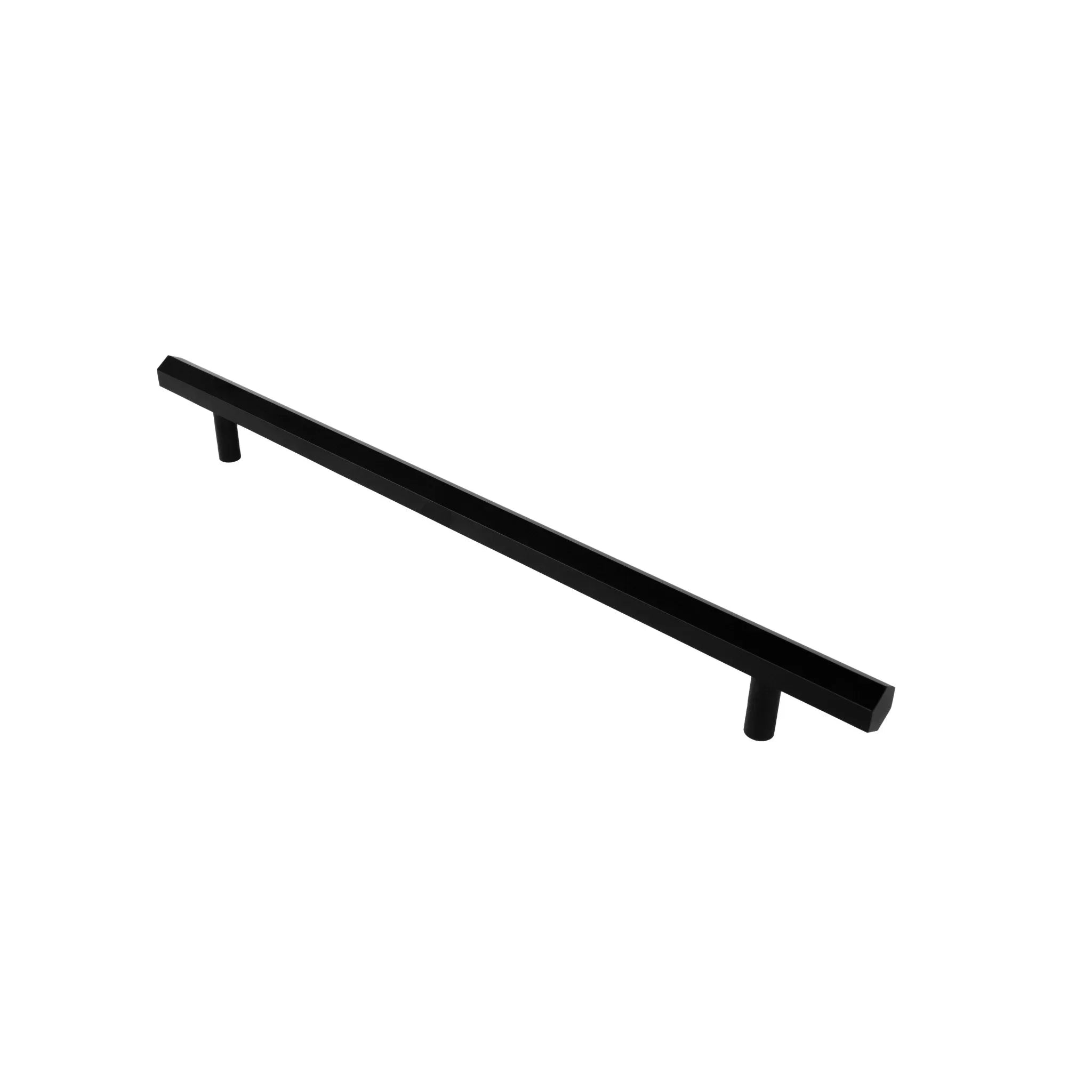 The Mantara B-0052 Oblivion T-Bar Handle is a modern solid brass handle in matte black, gold, and bronze, ideal for cabinets, kitchens, bedrooms, and drawers.