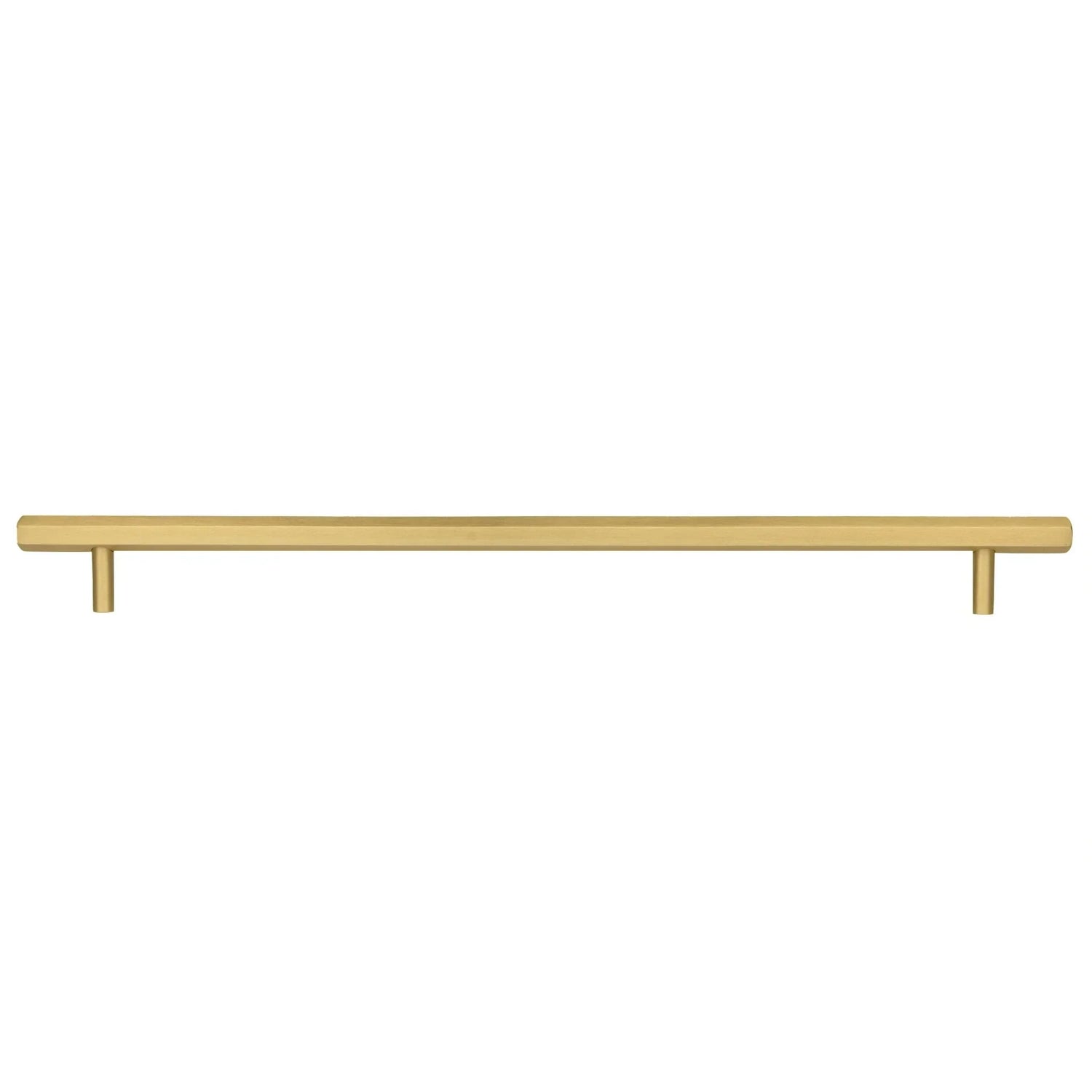 The Mantara B-0052 Oblivion T-Bar Handle is a modern solid brass handle in matte black, gold, and bronze, ideal for cabinets, kitchens, bedrooms, and drawers.