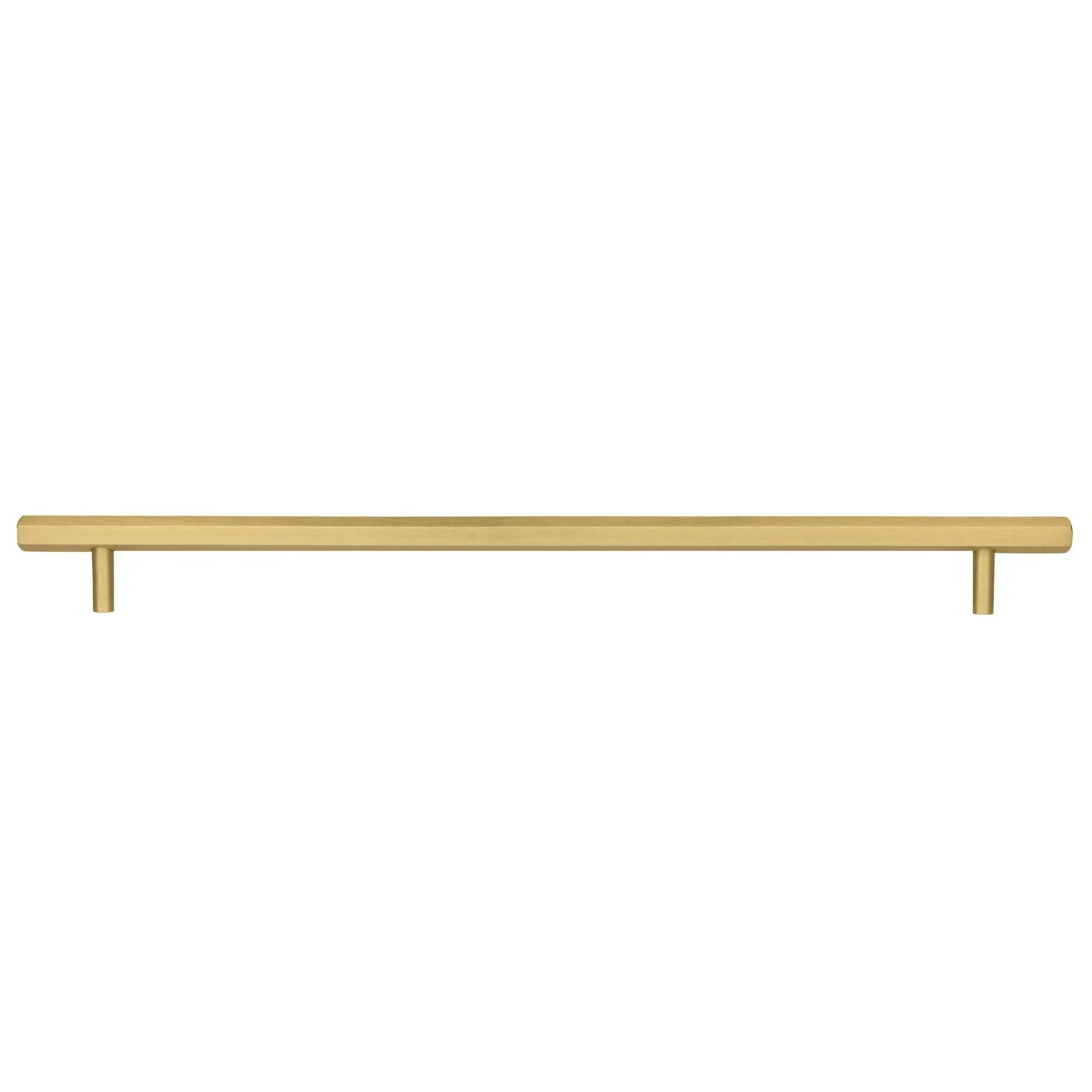 The Mantara B-0052 Oblivion T-Bar Handle is a modern solid brass handle in matte black, gold, and bronze, ideal for cabinets, kitchens, bedrooms, and drawers.
