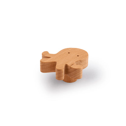 Mantara Octopus Knob W-0024 is a modern  beige wooden knob/hook, ideal for kids’ rooms, doors, and cabinets.