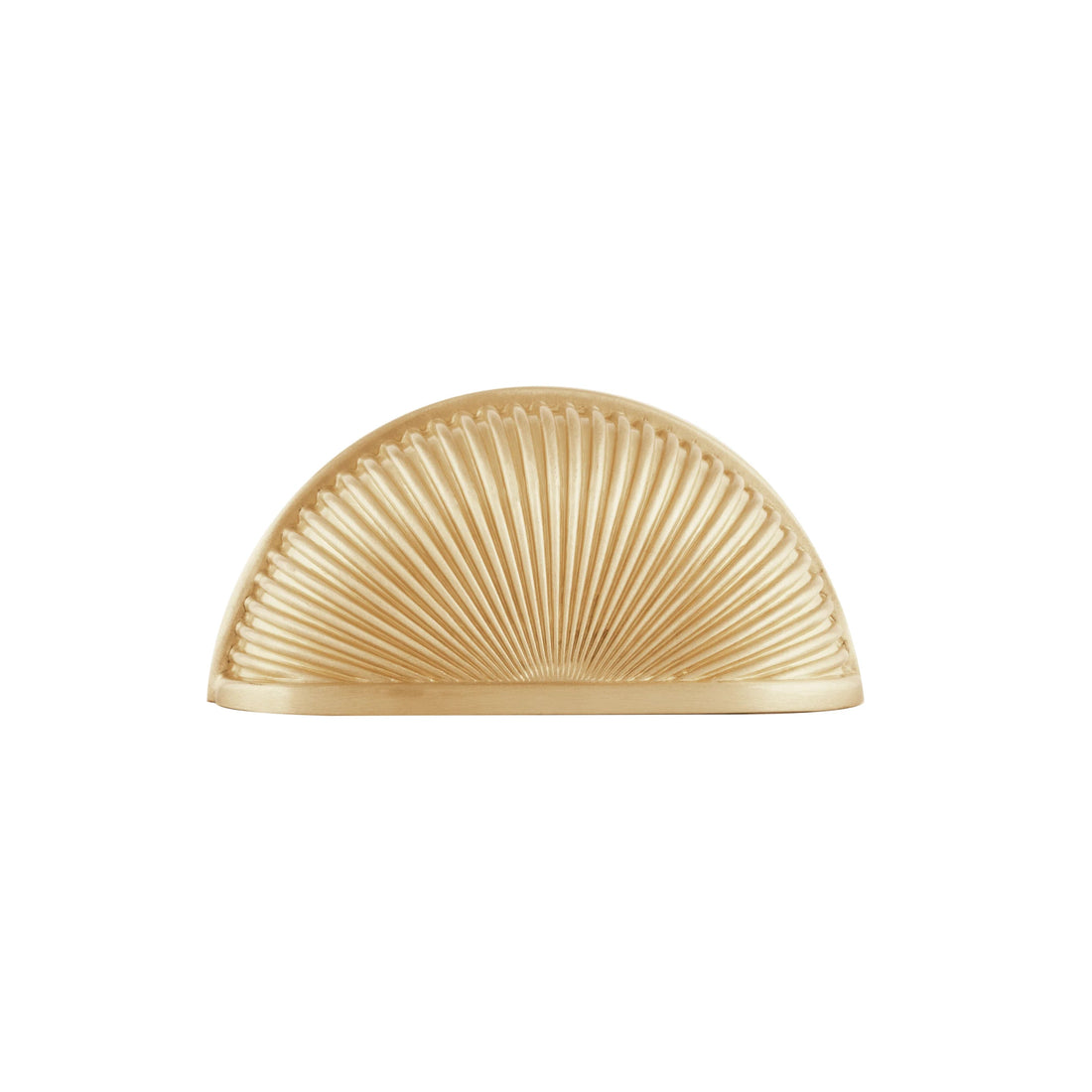 The Odette Handle by Mantara B-0107 is a polished brass handle in gold, perfect for drawers, cupboards, and kitchens.