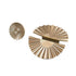 Mantara Orana Knob Z-0039 is a modern zinc knob in brushed gold finish, ideal for kitchen and dresser drawers.