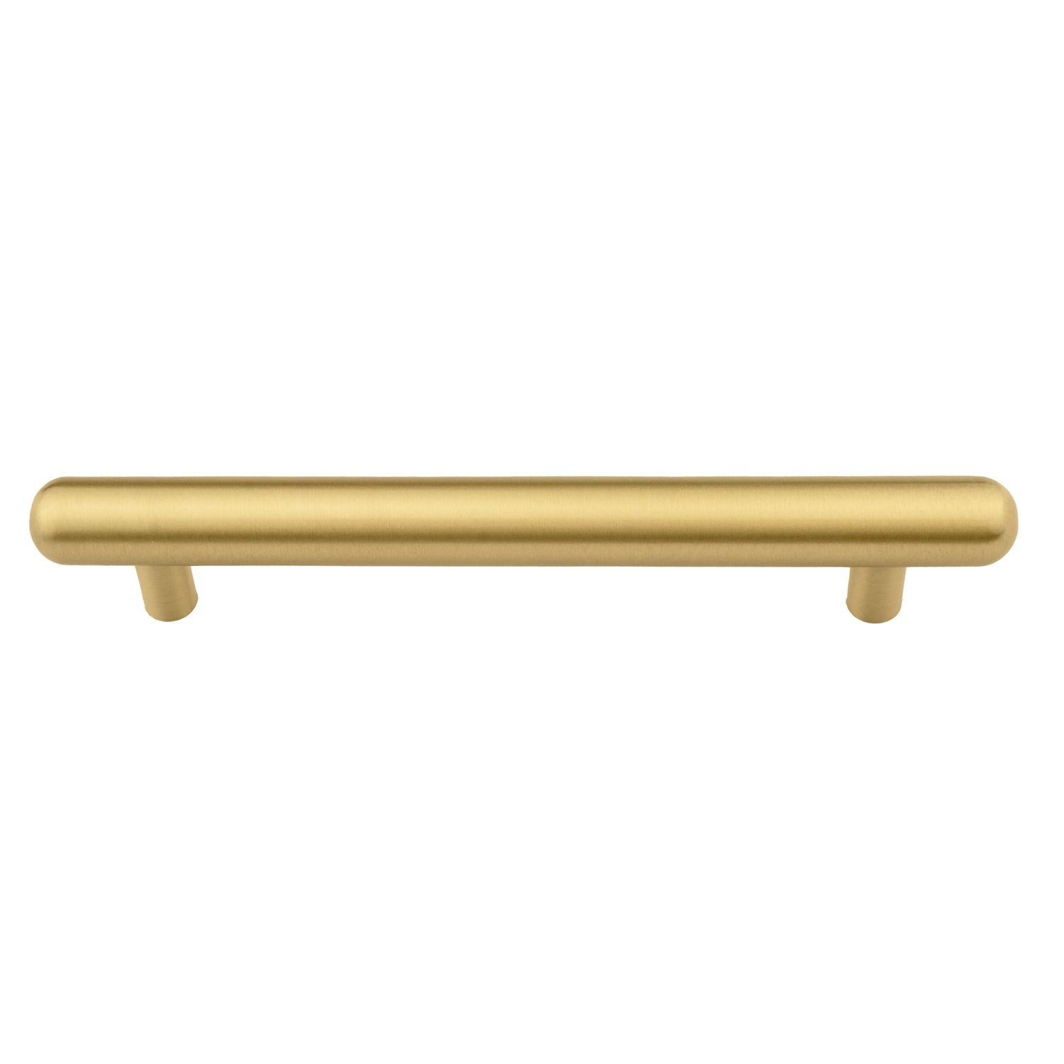B-0053 Pantheon solid brass cabinet pull handle, matte gold, sizes 35mm, 130mm &amp; 155mm, for kitchen drawers &amp; wardrobes by Mantara