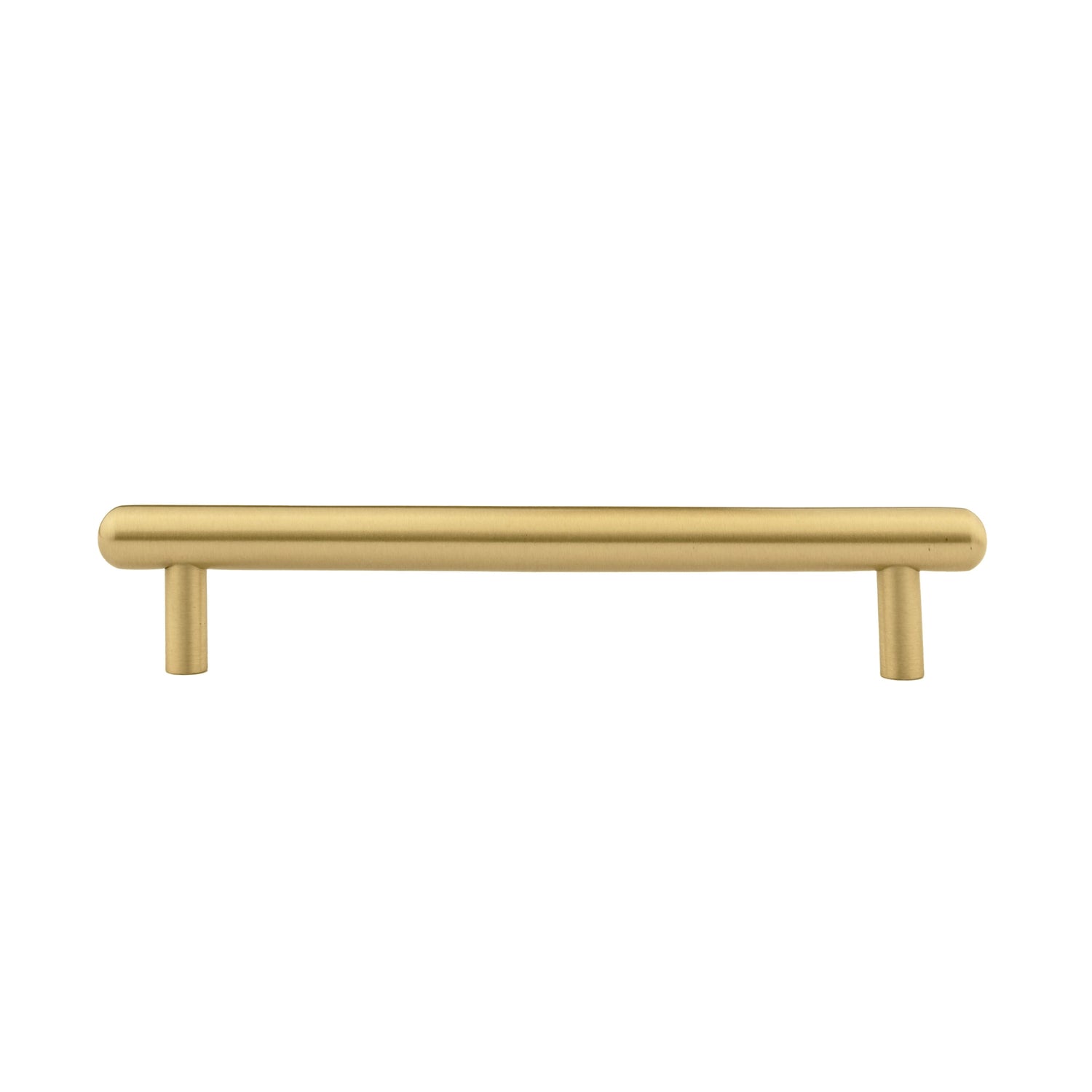 B-0053 Pantheon solid brass cabinet pull handle, matte gold, sizes 35mm, 130mm &amp; 155mm, for kitchen drawers &amp; wardrobes by Mantara