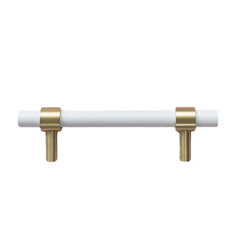 Pastel T Bar Handle Handles 170mm / White / Wood - M A N T A R A