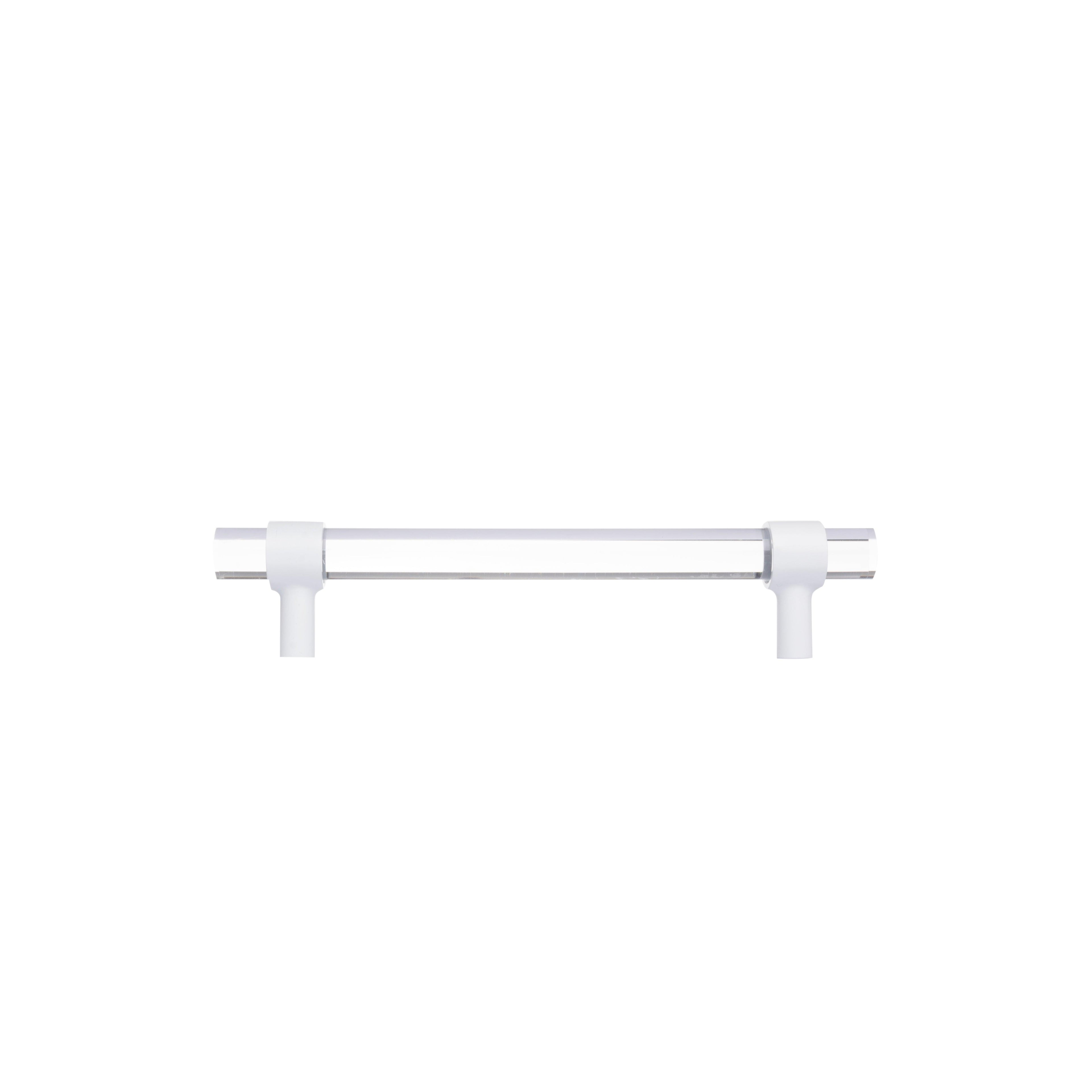 Petra III Handle Handles 50mm / White / Acrylic - M A N T A R A