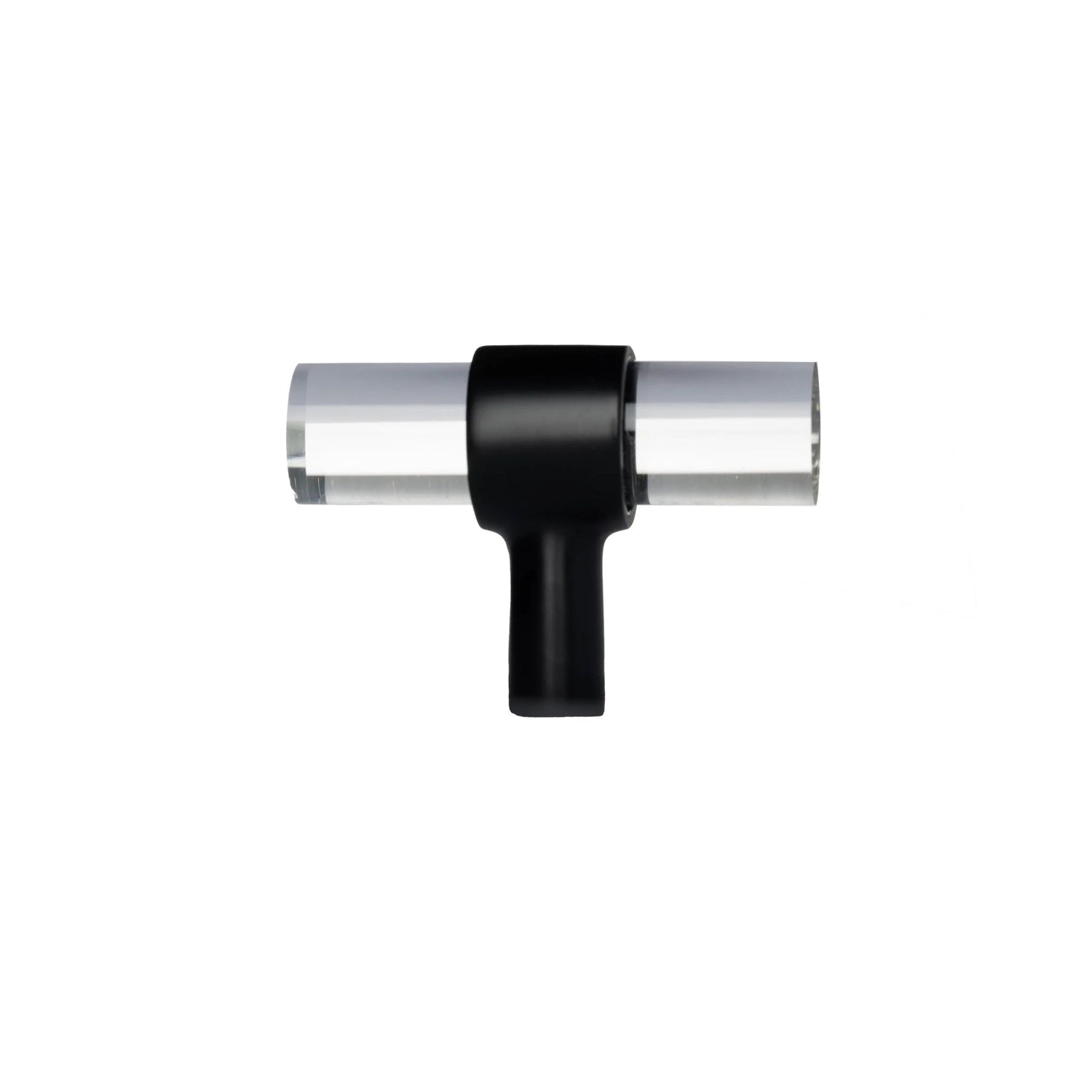 The Mantara A-0010 Petra IV Handle is a modern black acrylic handle with polished finish, ideal for kitchens, cabinets, and wardrobes.
