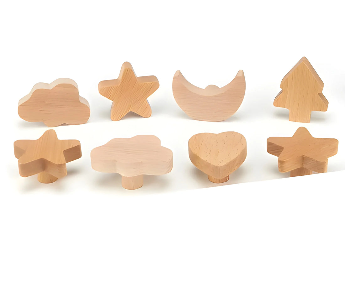 Mantara Pine Hook Knob W-0046 is a modern beech wood knob, ideal for kitchen drawers, dresser drawers.