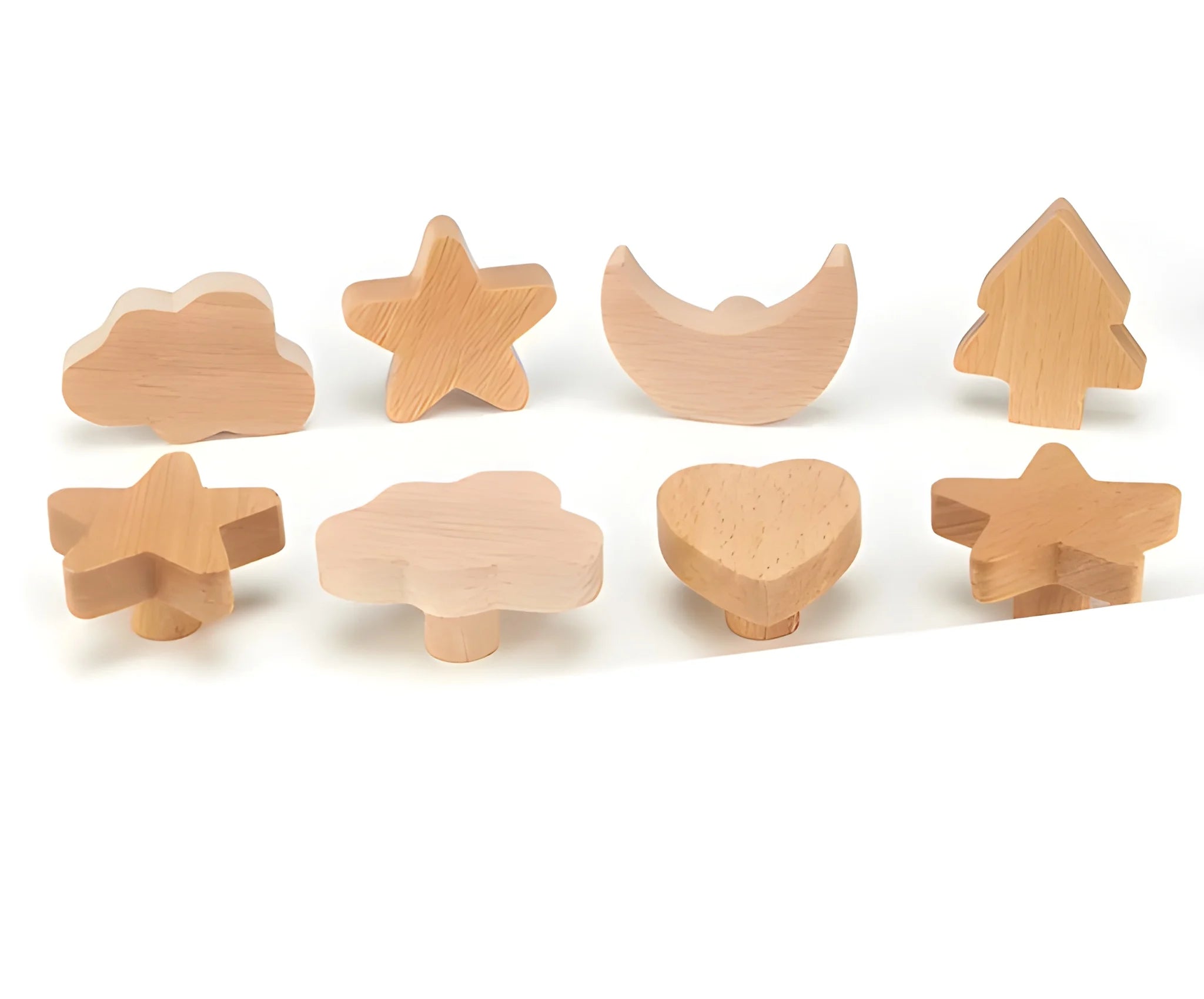Mantara Pine Hook Knob W-0046 is a modern beech wood knob, ideal for kitchen drawers, dresser drawers.
