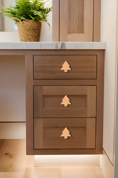 Mantara Pine Hook Knob W-0046 is a modern beech wood knob, ideal for kitchen drawers, dresser drawers.