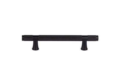 Pisa handle AL-0017, black aluminum, L133mm CC96mm, brushed finish, for wardrobes &amp; cabinets by Mantara