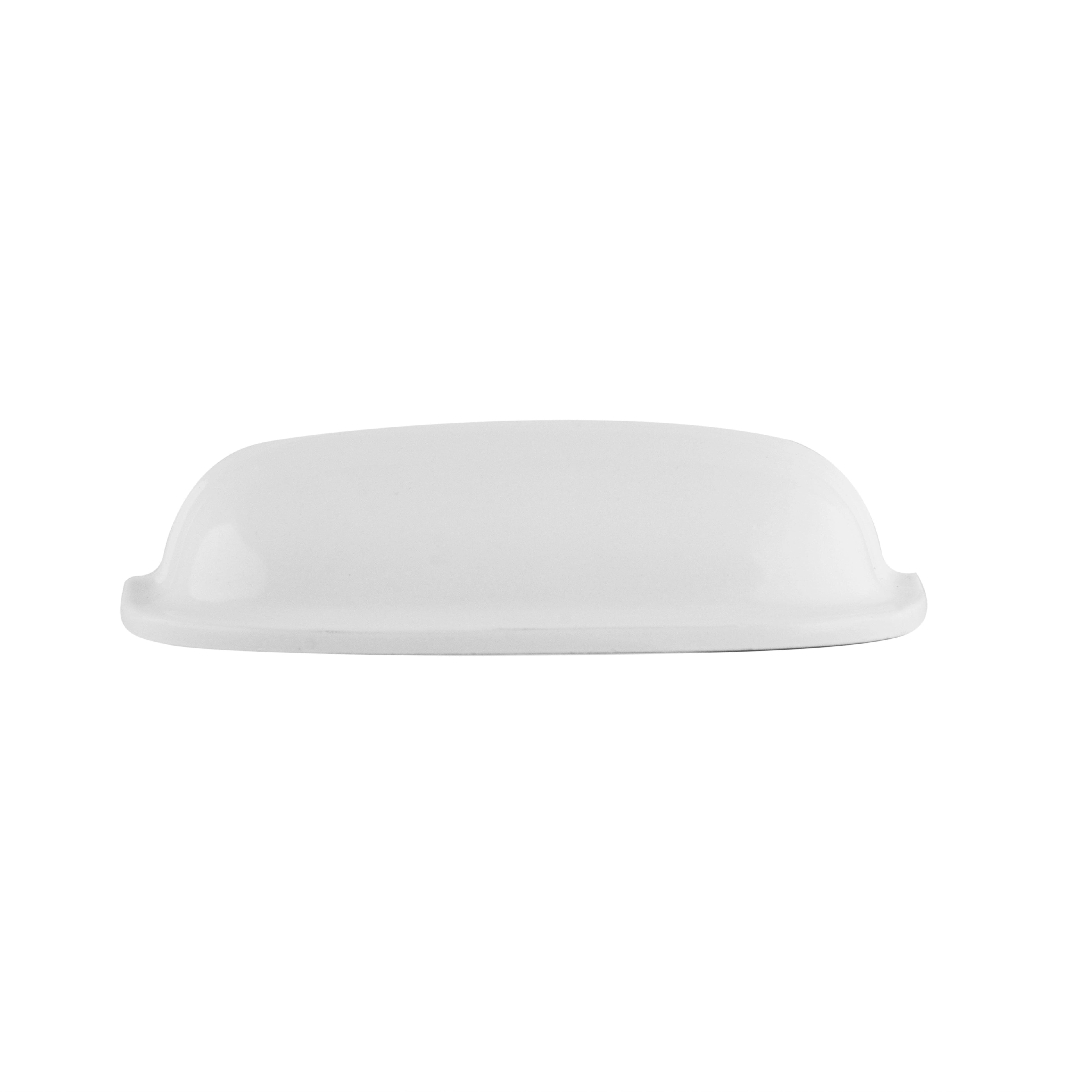 Mantara Portico Pull Knob Z-0004 is a modern zinc knob in matte white ideal for drawers and cupboards.