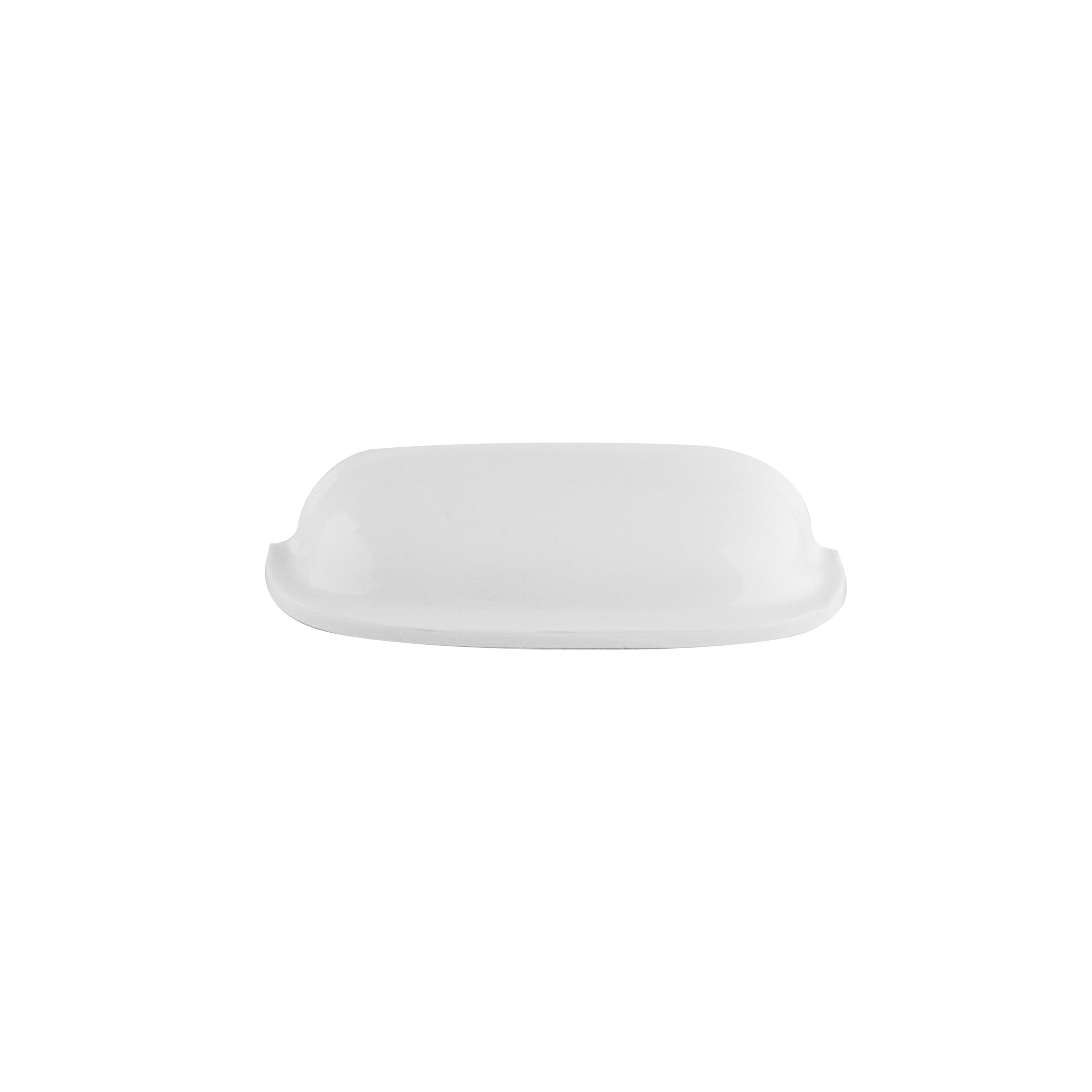 Portico Pull Knob Handles 88mm / White / Zinc Alloy - M A N T A R A