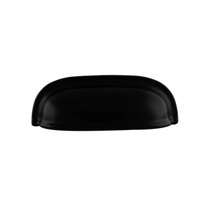 Mantara Portico Pull Knob Z-0004 is a modern zinc knob in matte black ideal for drawers and cupboards.