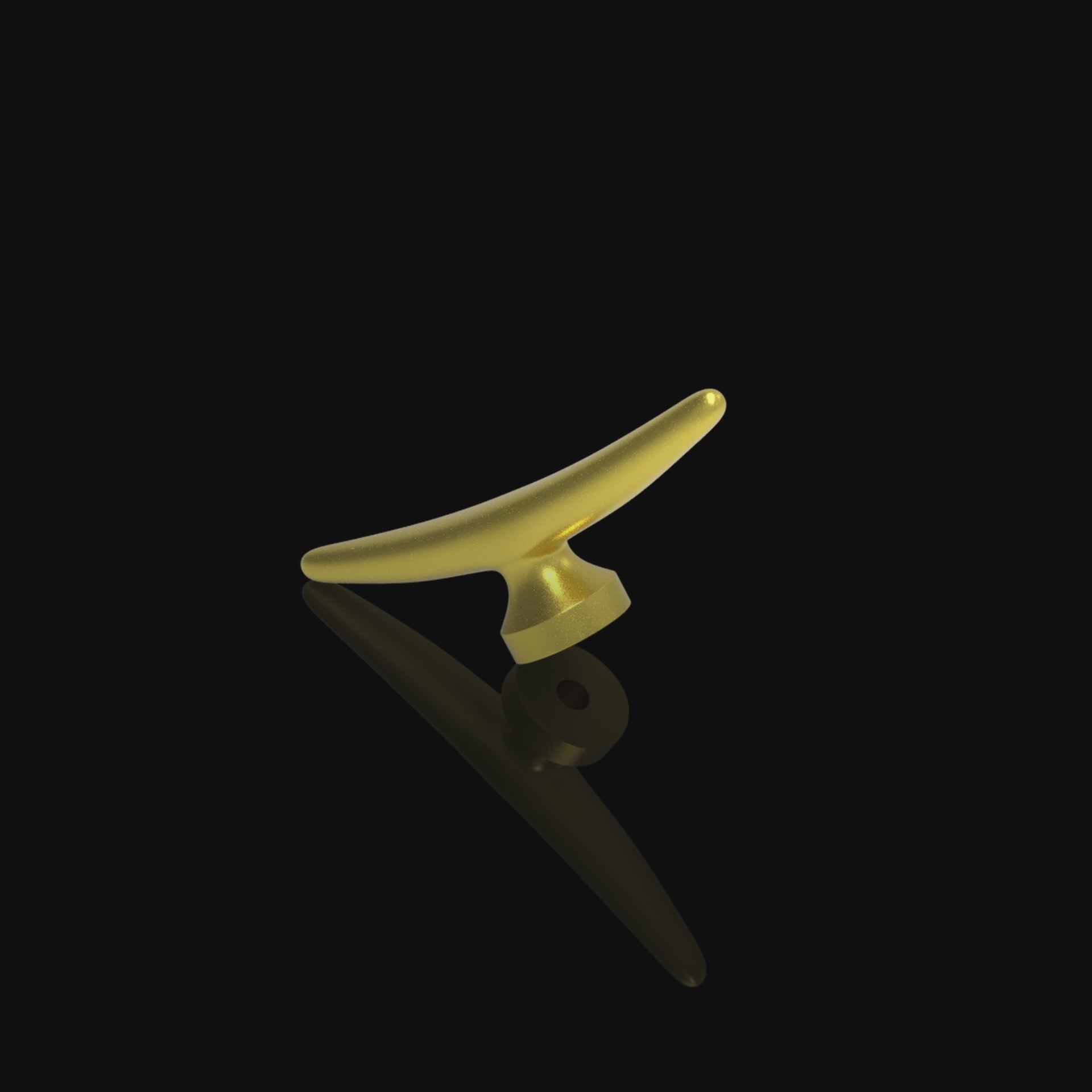 The Mantara B-0045 Palladian Handle is a modern brushed brass handle in gold, perfect for kitchens, cupboards, drawers, and wardrobes.