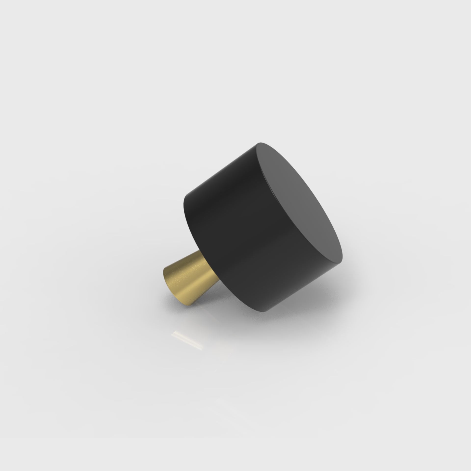 Decorative drawer knob, crystal + brass, black &amp; brass, Mantara, Twilight Crystal Knob, A-0002 - buy knobs, drawer knobs.